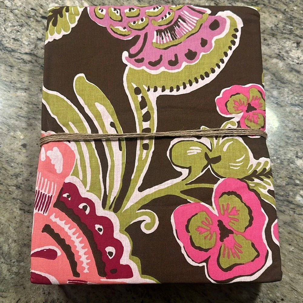 New Pottery Barn Dorm Boho Floral Twin Duvet Organic Cotton OEKO TEX Certified - Picture 5 of 6